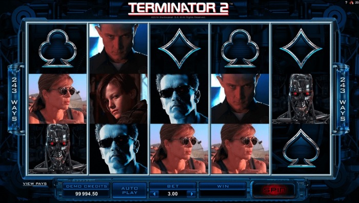 «Terminator 2» — азартные автоматы играть бесплатно в казино Адмирал